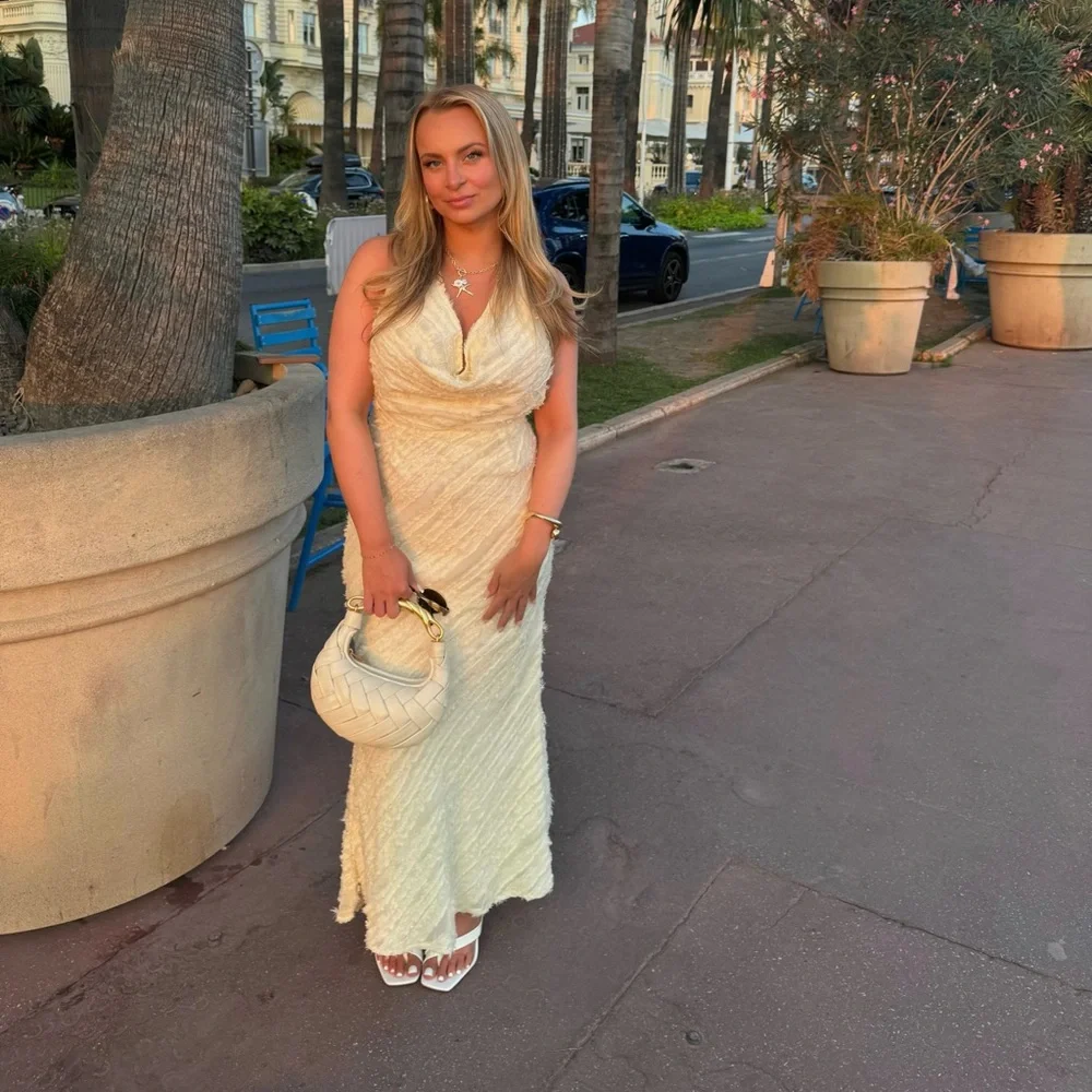 Cowl neck texture maxi dress - Picture 3 of 4